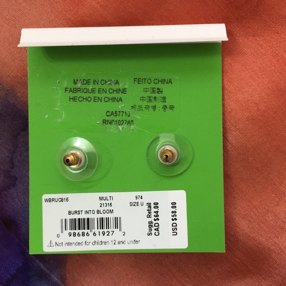 💜NWT Kate Spade Earrings - Picture 4 of 5